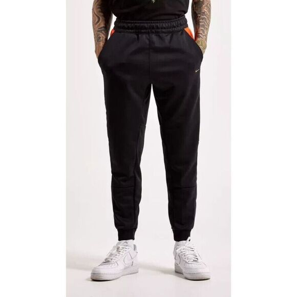 Nike DQ3525-891 Men's Sz S Orange/Black/Anthracite Tribute Smile Joggers - Picture 11 of 14